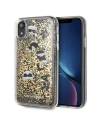 Karl Lagerfeld KLHCI61ROGO iPhone Xr schwarz-gold/hardcase Glitter