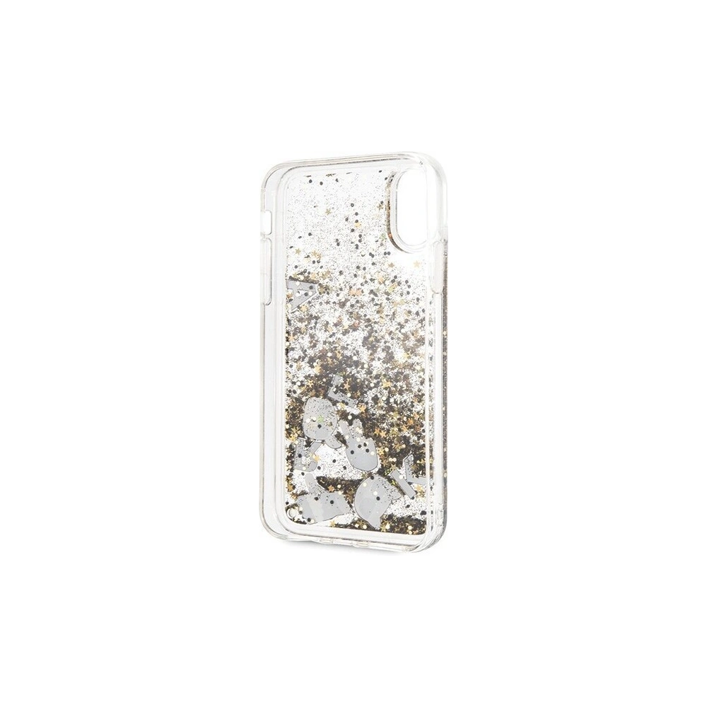 Hurtownia GSM - Karl Lagerfeld KLHCI61ROGO iPhone Xr czarno-złoty/black & gold hard case Glitter - KLD025BLKGLD - {ean13} - Hurt