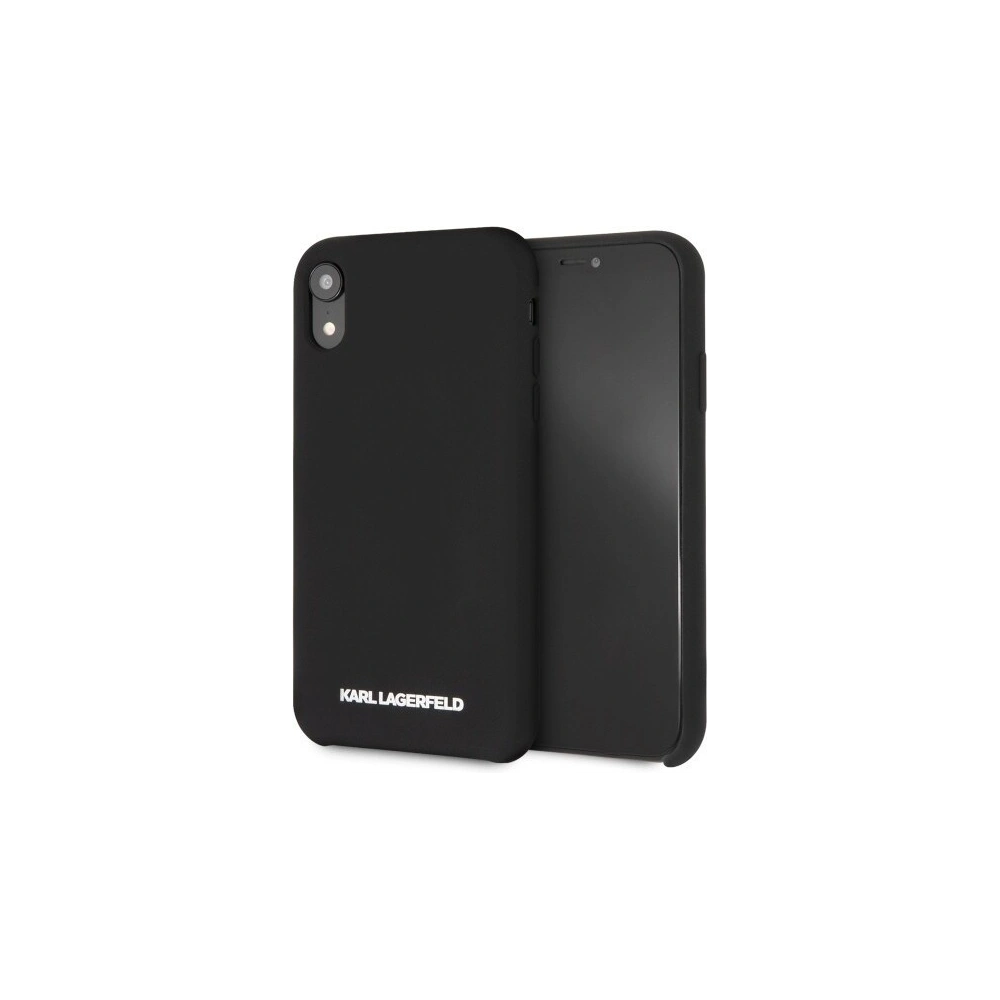 Hurtownia GSM - Karl Lagerfeld KLHCI61SLBKS iPhone Xr hardcase czarny/black Silicone - KLD028BLK - {ean13} - Hurt