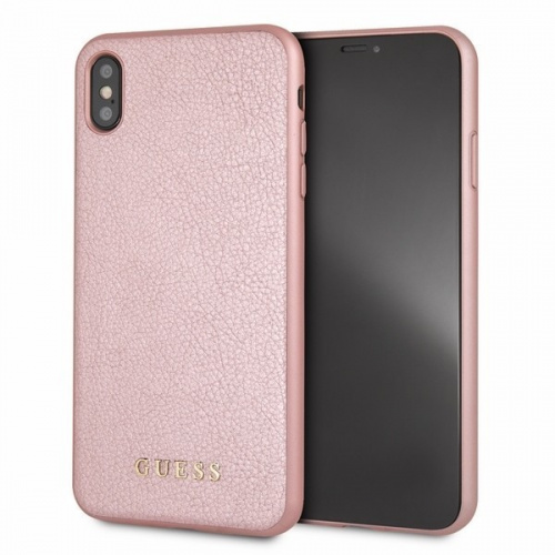 Hurtownia Guess - 3700740437568 - GUE091RS - Etui Guess GUHCI65IGLRG Apple iPhone XS Max rose gold/różowo-złoty hard case Iridescent - B2B homescreen