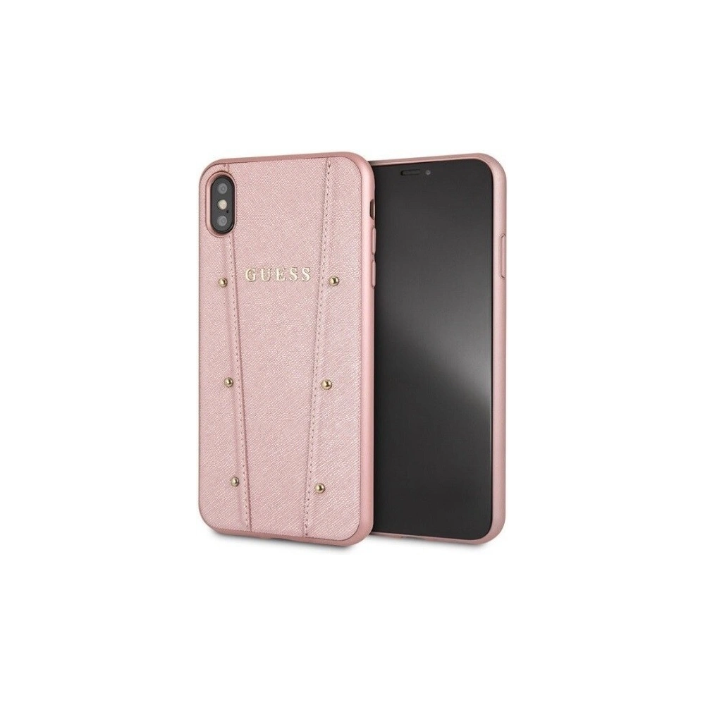 Hurtownia GSM - Etui Guess GUHCI65KAILRG Apple iPhone XS Max rosa-gold/hard case Kaia Saffiano - GUE092RS - {ean13} - Hurt