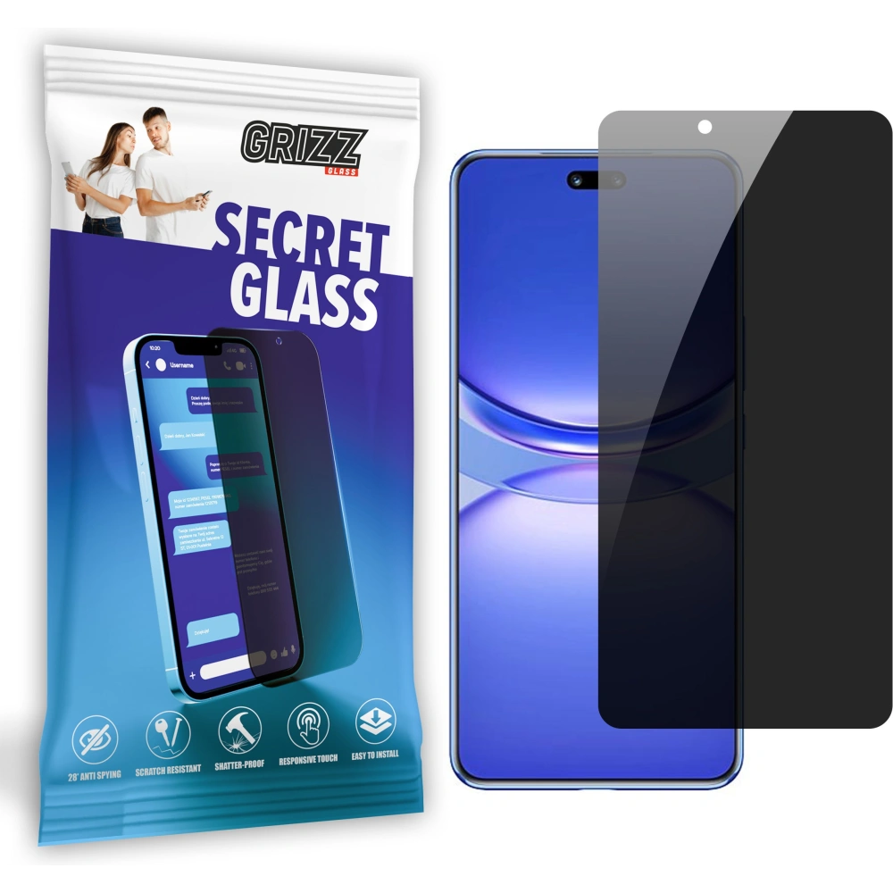 Hurtownia GSM - Pénzügyi üveg GrizzGlass SecretGlass a Huawei nova 12 Pro-hoz - GRZ8428 - {ean13} - Hurt