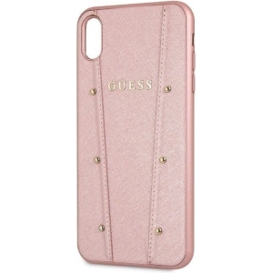 Hurtownia GSM - Etui Guess GUHCI65KAILRG Apple iPhone XS Max rosa-gold/hard case Kaia Saffiano - GUE092RS - {ean13} - Hurt