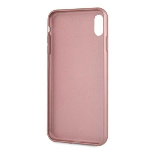Etui Guess GUHCI65KAILRG Apple iPhone XS Max różowo-złoty/rose gold hard case Kaia Saffiano