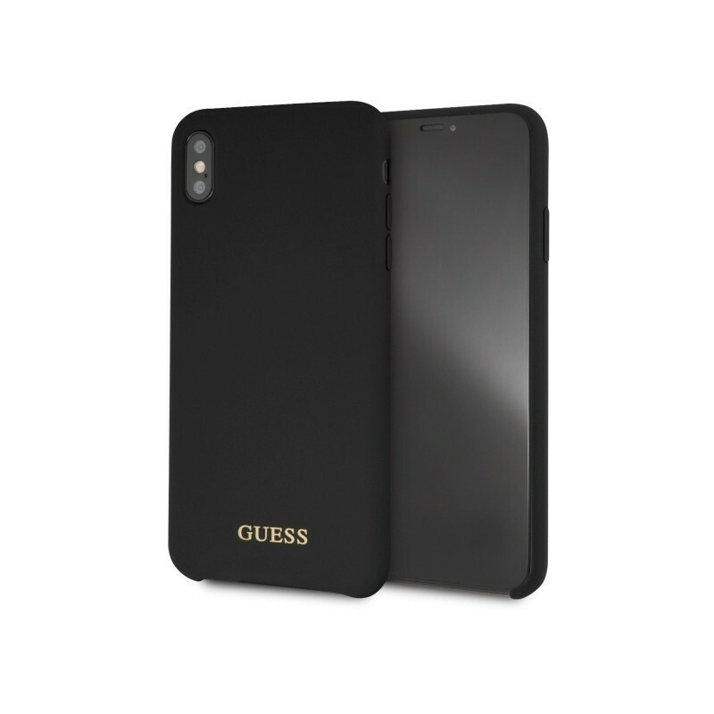 Guess Distributor - 3700740437292 - GUE093BLK - Guess GUHCI65LSGLBK iPhone Xs Max black hard case Silicone - B2B homescreen