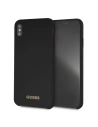 Etui Guess GUHCI65LSGLBK Apple iPhone XS Max schwarz/czarny Hartschale Silikon