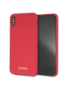 Guess GUHCI65LSGLRE iPhone Xs Max red hard case Silicone