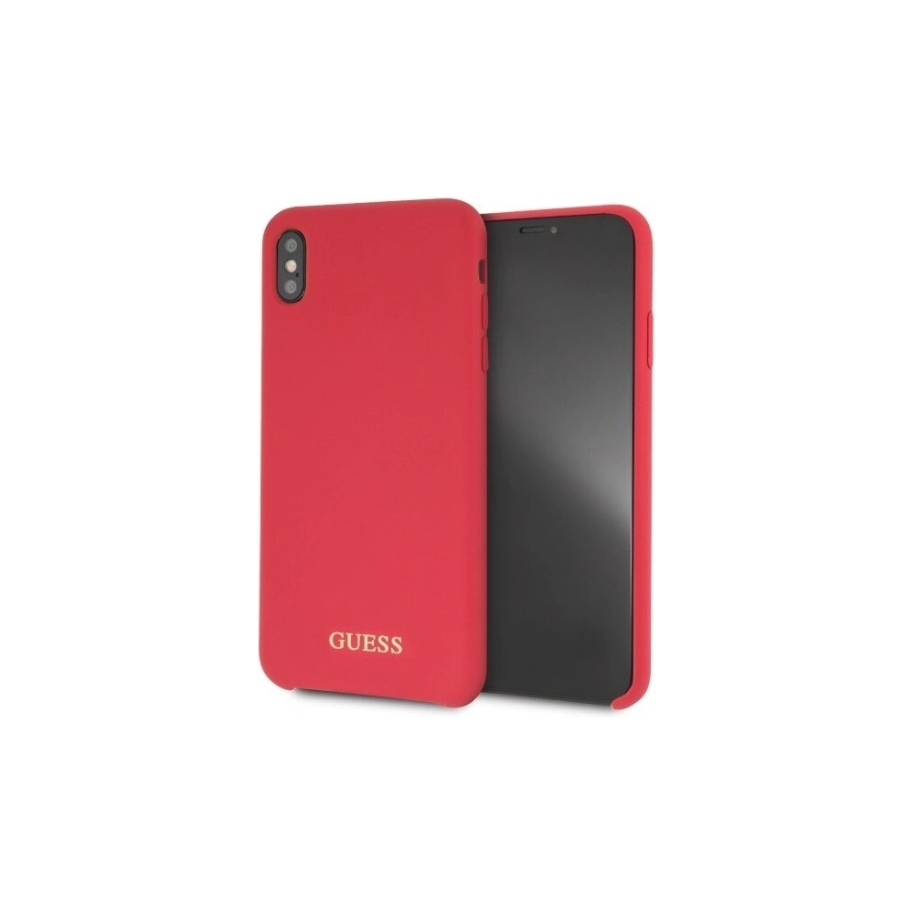 Hurtownia GSM - Etui Guess GUHCI65LSGLRE Apple iPhone XS Max red/czerwony hard case Silicone - GUE096RED - {ean13} - Hurt