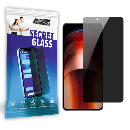 Matowe szkło prywatyzujące GrizzGlass SecretGlass do Vivo iQOO Neo9