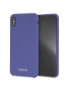 Etui Guess GUHCI65LSGLUV Apple iPhone XS Max lila/fioletowy Hartschale Silikon