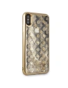 Hurtownia GSM - Guess Apple Case GUHCI65PEOLGGO iPhone XS Max gold/gold hartes Case 4G Peony Liquid Glitter - GUE098GLD - {ean13} - Hurt