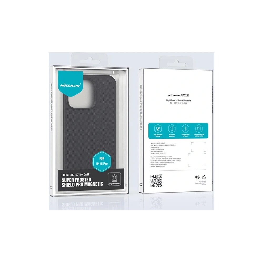 Hurtownia GSM - Etui Nillkin Super Shield Pro Magnetic Apple iPhone 15 Pro negru - NLK1390 - {ean13} - Hurt