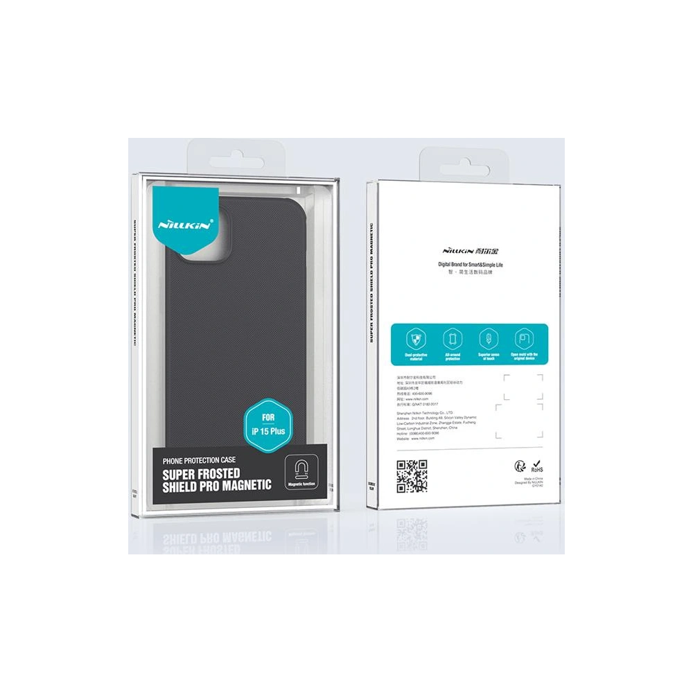 Hurtownia GSM - Etui Nillkin Super Shield Pro Magnetic Apple iPhone 15 Plus / 14 Plus negre - NLK1391 - {ean13} - Hurt