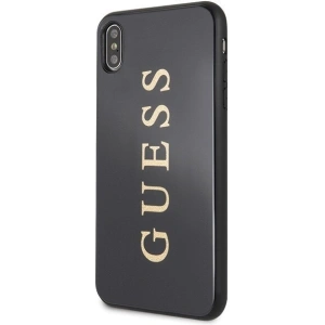 Hurtownia GSM - Etui Guess GUHCI65TGGGBK Apple iPhone XS Max schwarz/schwarz Hartschale Classic Double Layer Glitter - GUE099BLK - {ean13} - Hurt