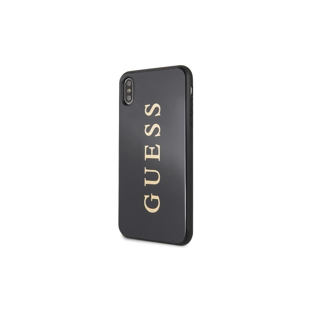 Hurtownia GSM - Etui Guess GUHCI65TGGGBK Apple iPhone XS Max czarny/black hard case Classic Double Layer Glitter - GUE099BLK - {ean13} - Hurt