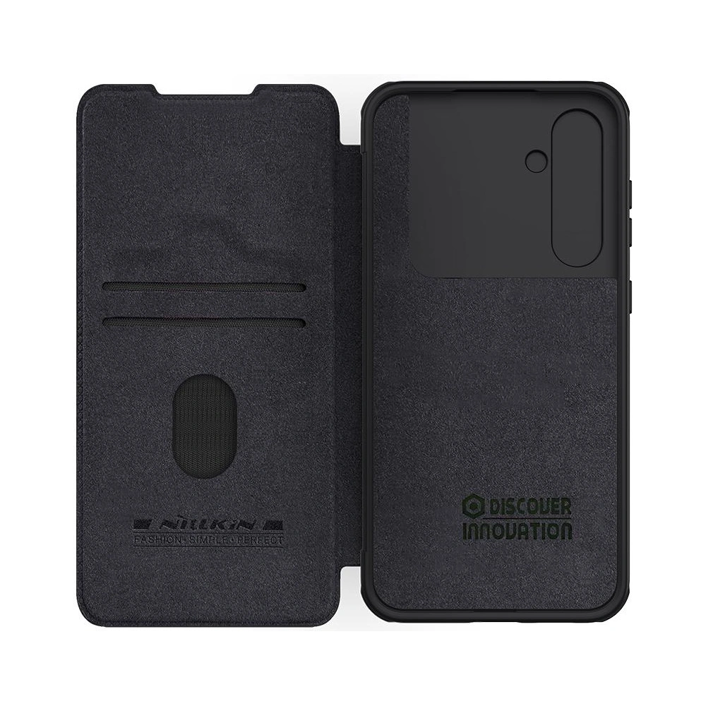 Hurtownia GSM - Etui Nillkin Qin Pro Leather Case Samsung Galaxy S23 FE czarne - NLK1393 - {ean13} - Hurt