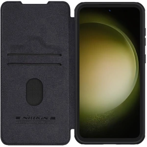 Wholesale Nillkin Qin Pro Leather Case Samsung Galaxy S23 FE black - NLK1393 - {ean13} - Hurt