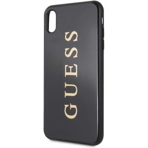 Hurtownia GSM - Etui Guess GUHCI65TGGGBK Apple iPhone XS Max schwarz/schwarz Hartschale Classic Double Layer Glitter - GUE099BLK - {ean13} - Hurt