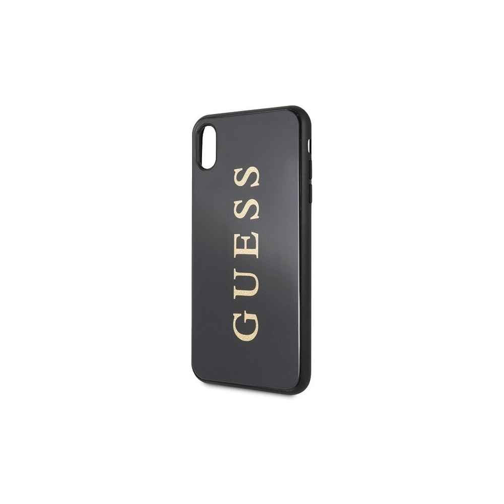 Hurtownia GSM - Etui Guess GUHCI65TGGGBK Apple iPhone XS Max czarny/black hard case Classic Double Layer Glitter - GUE099BLK - {ean13} - Hurt