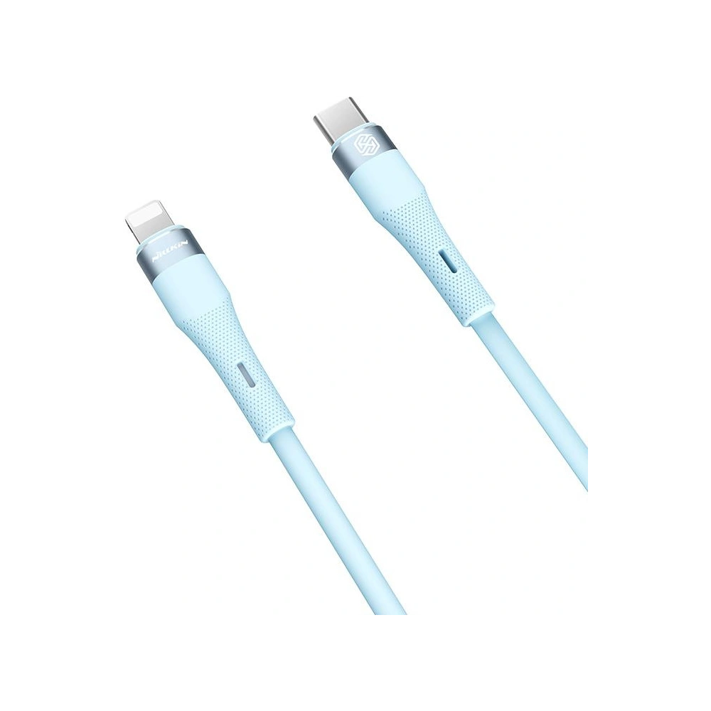 Hurtownia GSM - Kabel Nillkin Data Cable Flowspeed Silicon USB-C / Lightning PD 27W modrý - NLK1396 - {ean13} - Hurt