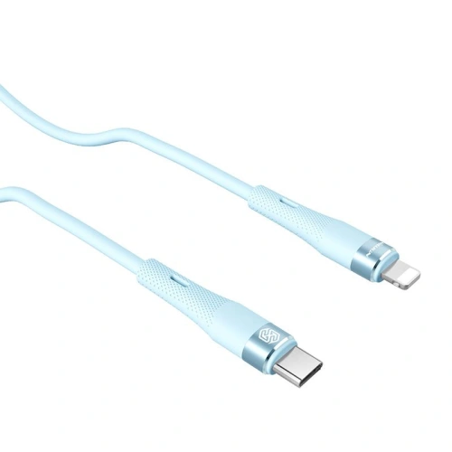 Kabel Nillkin Data Cable Flowspeed Silicon USB-C / Lightning PD 27W niebieski