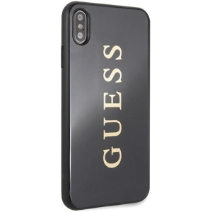 Hurtownia GSM - Etui Guess GUHCI65TGGGBK Apple iPhone XS Max schwarz/schwarz Hartschale Classic Double Layer Glitter - GUE099BLK - {ean13} - Hurt