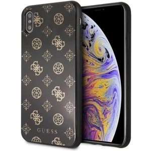 Hurtownia GSM - Etui Guess GUHCI65TGGPBK Apple iPhone XS Max schwarz/black hard case Peony G Double Layer Glitter - GUE100BLK - {ean13} - Hurt