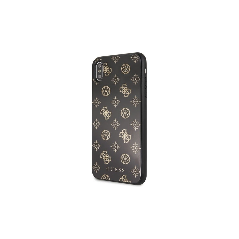 Hurtownia GSM - Etui Guess GUHCI65TGGPBK Apple iPhone XS Max czarny/black hard case Peony G Double Layer Glitter - GUE100BLK - {ean13} - Hurt