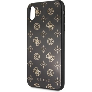 Hurtownia GSM - Etui Guess GUHCI65TGGPBK Apple iPhone XS Max schwarz/black hard case Peony G Double Layer Glitter - GUE100BLK - {ean13} - Hurt