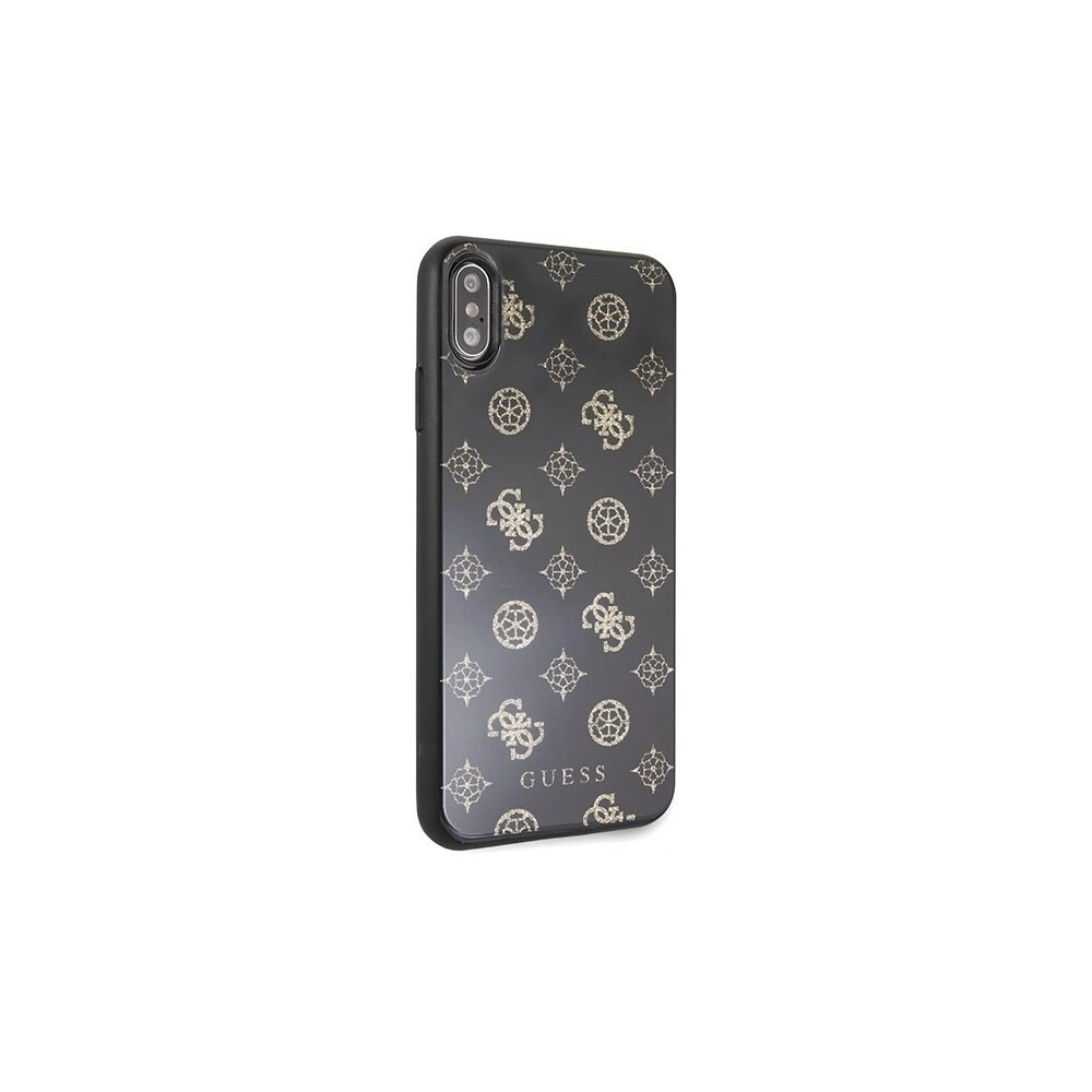 Hurtownia GSM - Etui Guess GUHCI65TGGPBK Apple iPhone XS Max czarny/black hard case Peony G Double Layer Glitter - GUE100BLK - {ean13} - Hurt