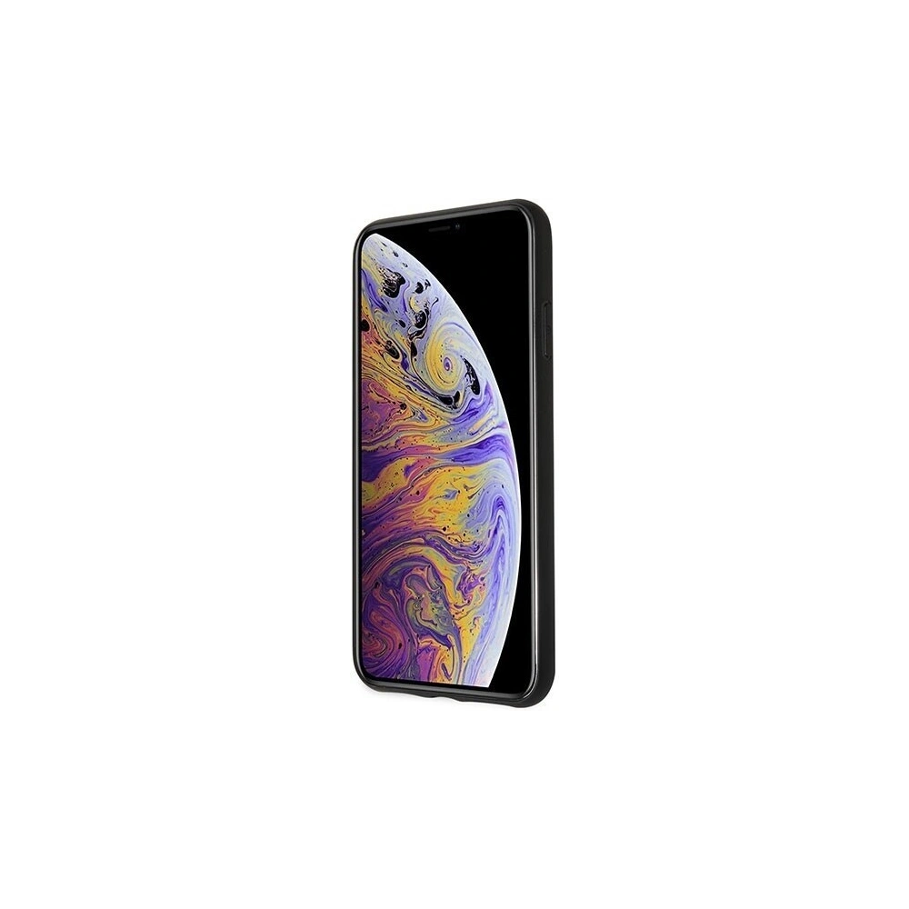 Hurtownia GSM - Etui Guess GUHCI65TGGPBK Apple iPhone XS Max czarny/black hard case Peony G Double Layer Glitter - GUE100BLK - {ean13} - Hurt