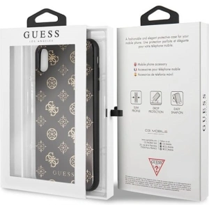 Hurtownia GSM - Etui Guess GUHCI65TGGPBK Apple iPhone XS Max schwarz/black hard case Peony G Double Layer Glitter - GUE100BLK - {ean13} - Hurt