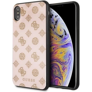 Hurtownia GSM - Etui Guess GUHCI65TGGPLP Apple iPhone XS Max hellrosa/hard case Peony G Doppelschicht Glitzer - GUE101PNK - {ean13} - Hurt