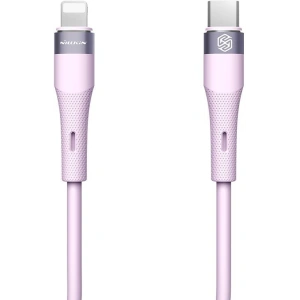 Kabel Nillkin Datenkabel Flowspeed Silikon USB-C / Lightning PD 27W lila