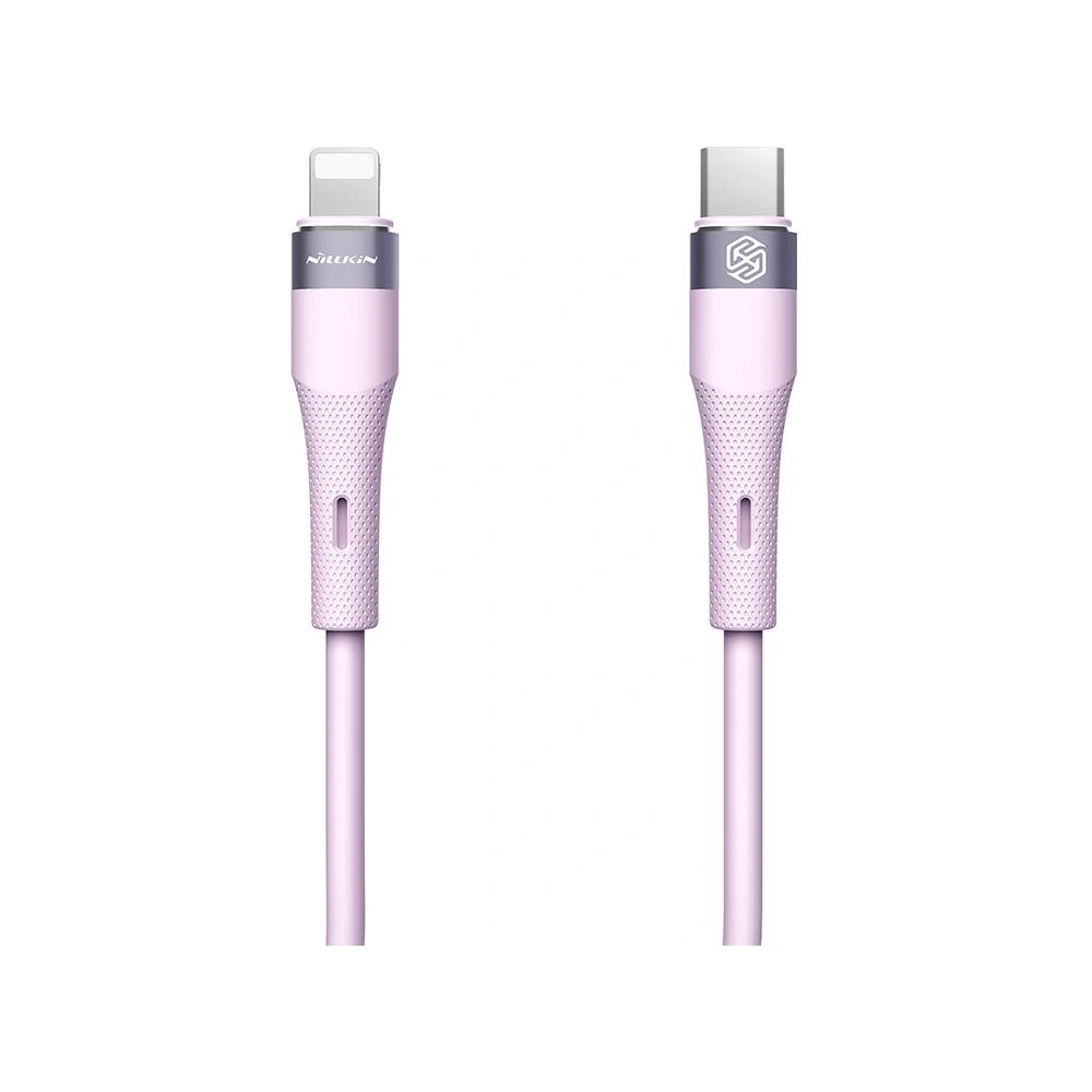 Hurtownia GSM - Kabel Nillkin Data Cable Flowspeed Silicon USB-C / Lightning PD 27W fioletowy - NLK1397 - {ean13} - Hurt