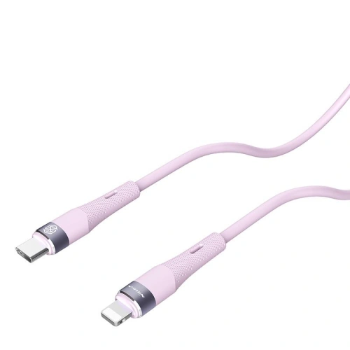 Kabel Nillkin Data Cable Flowspeed Silicon USB-C / Lightning PD 27W fioletowy