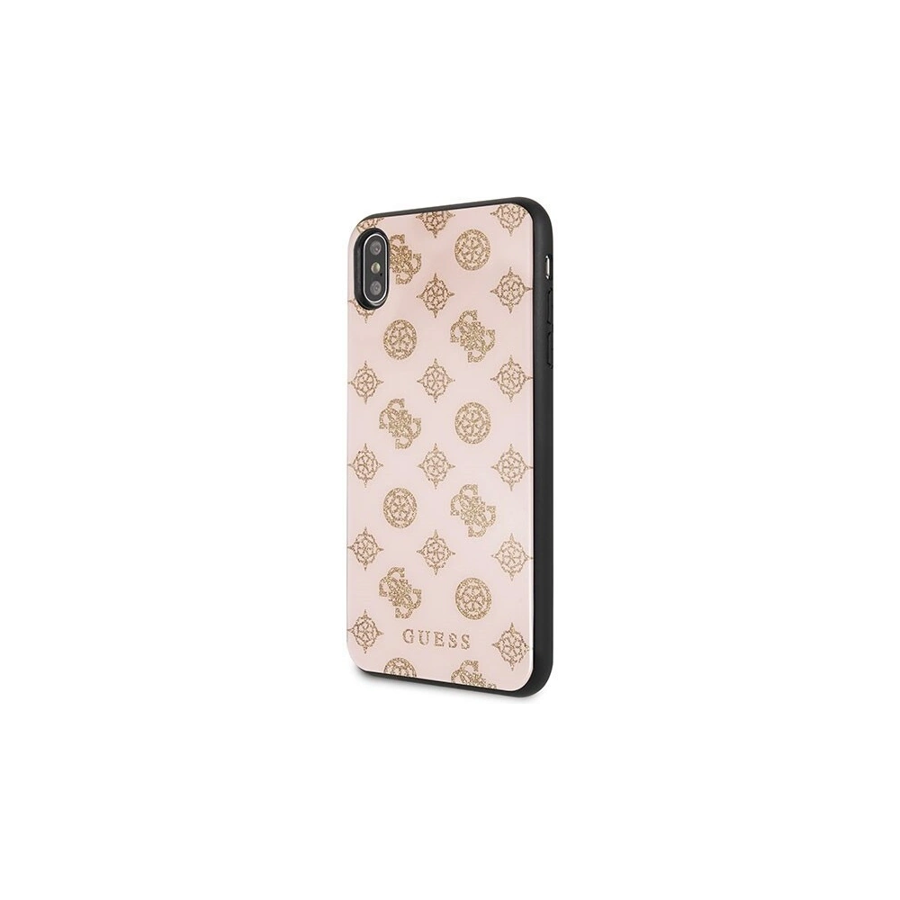 Hurtownia GSM - Etui Guess GUHCI65TGGPLP Apple iPhone XS Max jasnoróżowy/light pink hard case Peony G Double Layer Glitter - GUE101PNK - {ean13} - Hurt