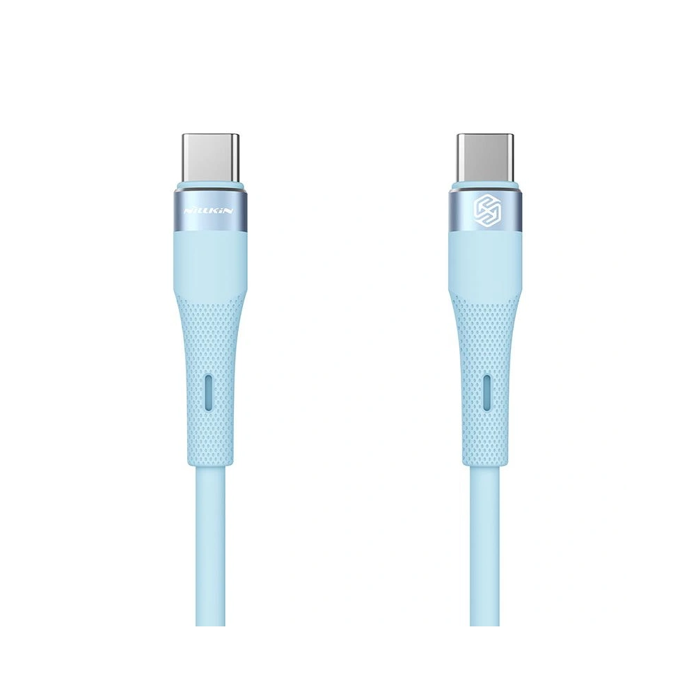 Hurtownia GSM - Kabel Nillkin Data Cable Flowspeed Silicon USB-C / USB-C PD 60W modrý - NLK1398 - {ean13} - Hurt