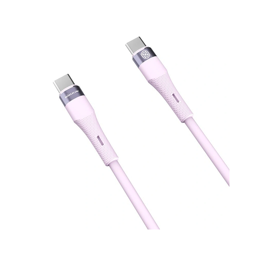 Hurtownia GSM - Kabel Nillkin Data Cable Flowspeed Silicon USB-C / USB-C PD 60W fialový - NLK1399 - {ean13} - Hurt