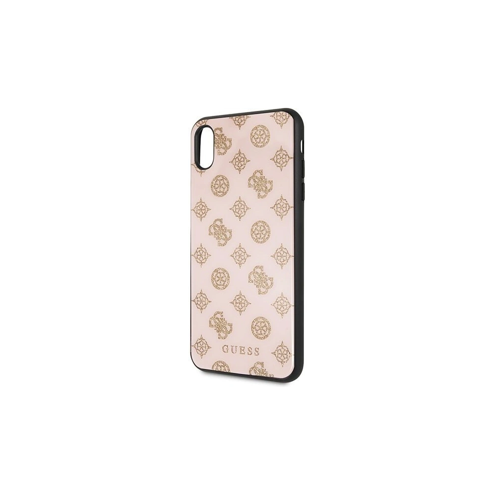 Hurtownia GSM - Etui Guess GUHCI65TGGPLP Apple iPhone XS Max hellrosa/hard case Peony G Doppelschicht Glitzer - GUE101PNK - {ean13} - Hurt