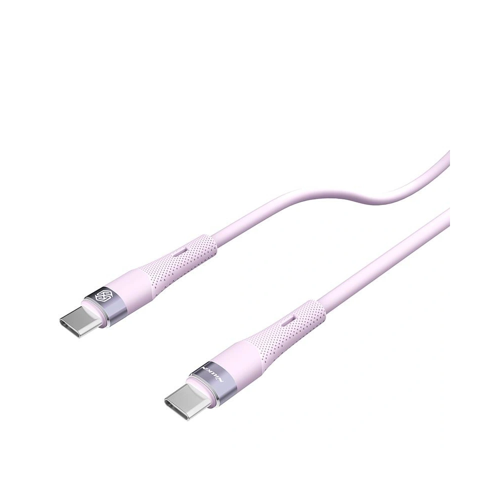 Hurtownia GSM - Kabel Nillkin Data Cable Flowspeed Silicon USB-C / USB-C PD 60W fialový - NLK1399 - {ean13} - Hurt