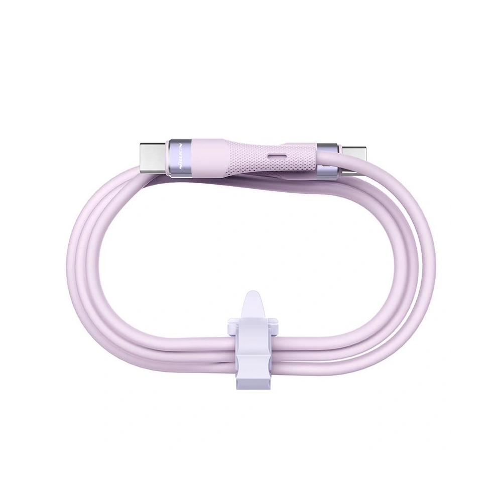 Hurtownia GSM - Kabel Nillkin Data Cable Flowspeed Silicon USB-C / USB-C PD 60W fialový - NLK1399 - {ean13} - Hurt