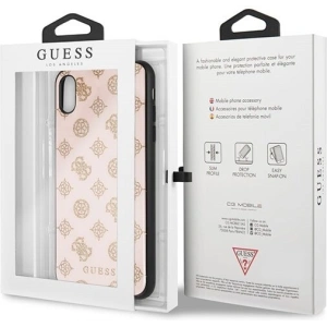 Hurtownia GSM - Etui Guess GUHCI65TGGPLP Apple iPhone XS Max hellrosa/hard case Peony G Doppelschicht Glitzer - GUE101PNK - {ean13} - Hurt
