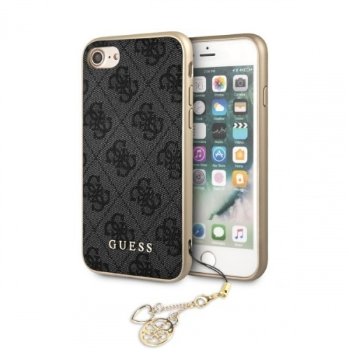 Guess Distributor - 3700740434222 - GUE103GRY - Guess GUHCI8GF4GGR Apple iPhone SE 2022/SE 2020/8/7 grey hard case 4G Charms Collection - B2B homescreen