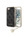 Etui Guess GUHCI8GF4GGR Apple iPhone SE 2022/SE 2020/8/7 grey/szary hard case 4G Charms Collection