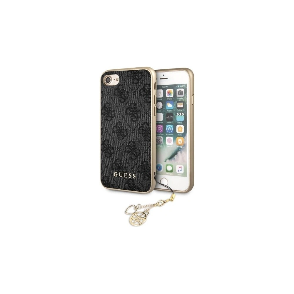 Hurtownia GSM - Etui Guess GUHCI8GF4GGR Apple iPhone SE 2022/SE 2020/8/7 grey/szary hard case 4G Charms Collection - GUE103GRY - {ean13} - Hurt