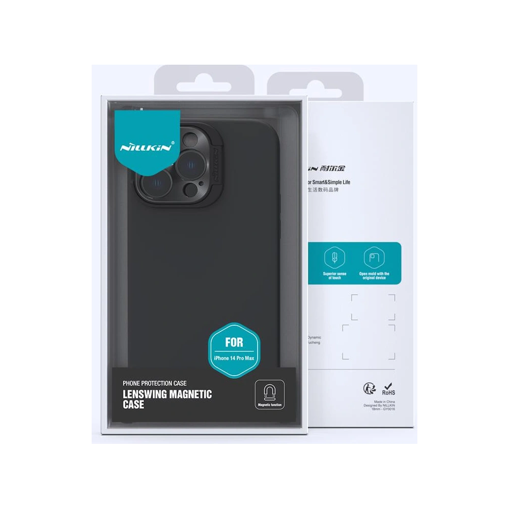 Hurtownia GSM - Etui Nillkin Lenswing Magnetic Apple iPhone 14 Pro Max fekete - NLK1407 - {ean13} - Hurt
