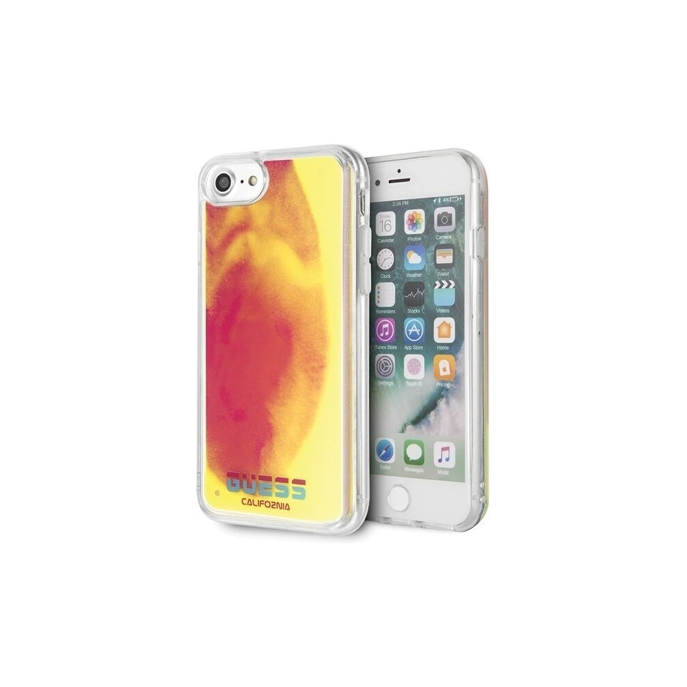 Hurtownia GSM - Etui Guess GUHCI8GLCPI Apple iPhone SE 2022/SE 2020/8/7 różowy/pink hard case California Glow in the dark - GUE104PNK - {ean13} - Hurt