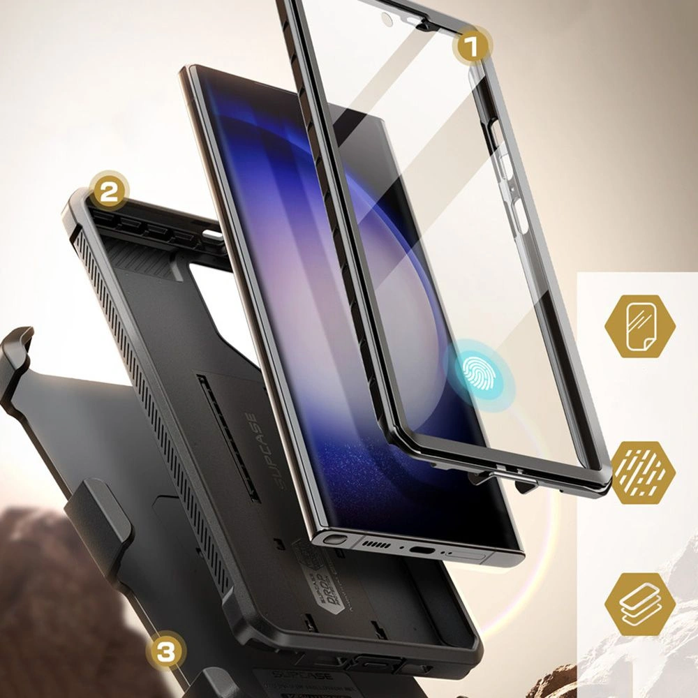 Hurtownia GSM - Etui Supcase Unicorn Beetle Pro 2-set Samsung Galaxy S24 Ultra Negru - SPC416 - {ean13} - Hurt