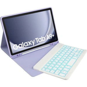 Etui Tech-Protect SmartCase Pen + Keyboard Samsung Galaxy Tab A9+ Plus X210 / X215 / X216 Violet